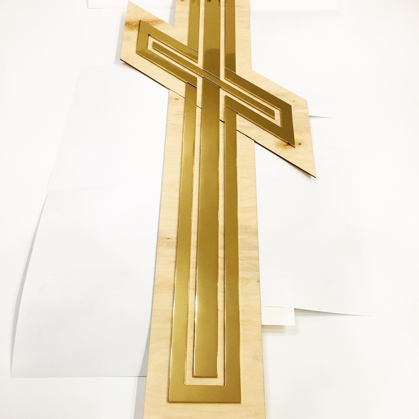 Крест православный из нержавеющей стали 82197