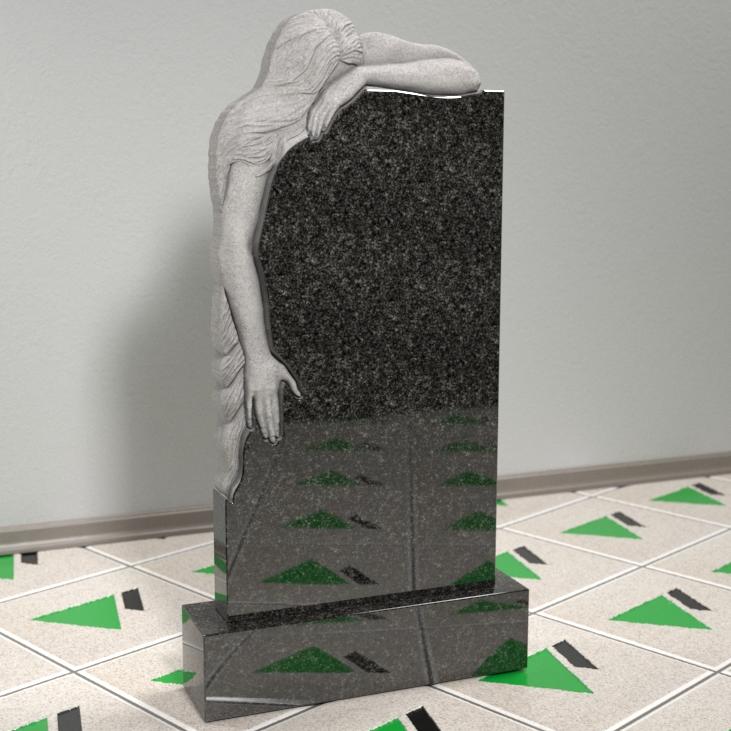 Памятник со скорбящим ангелом на могилу 14110