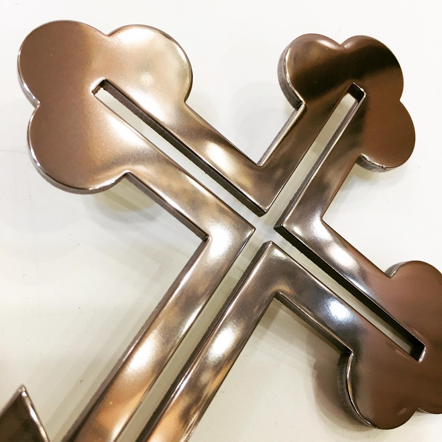 Шестиконечный крест из нержавеющей стали 82199