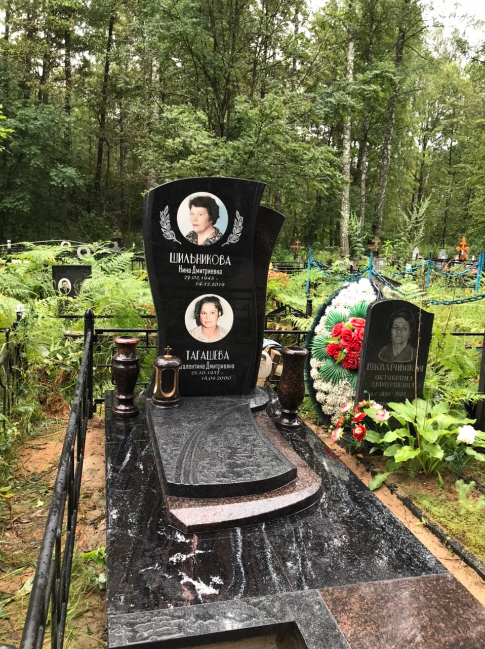 Керамика на памятник круглая 91861