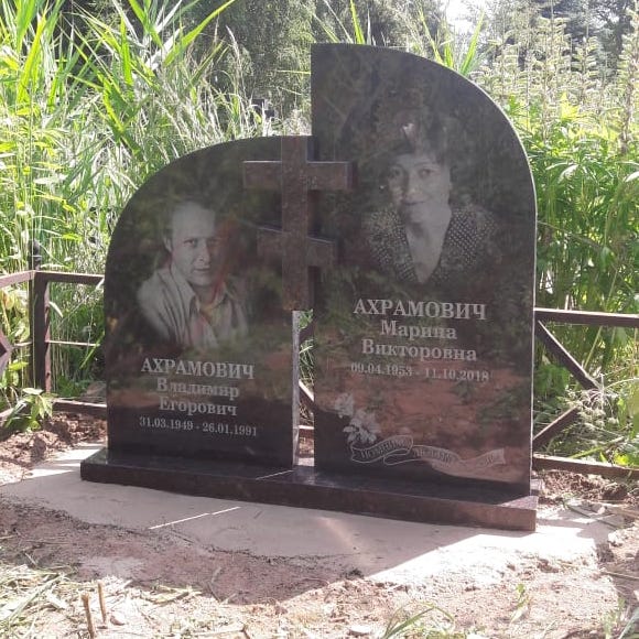 2 памятника с накладным крестом 18522