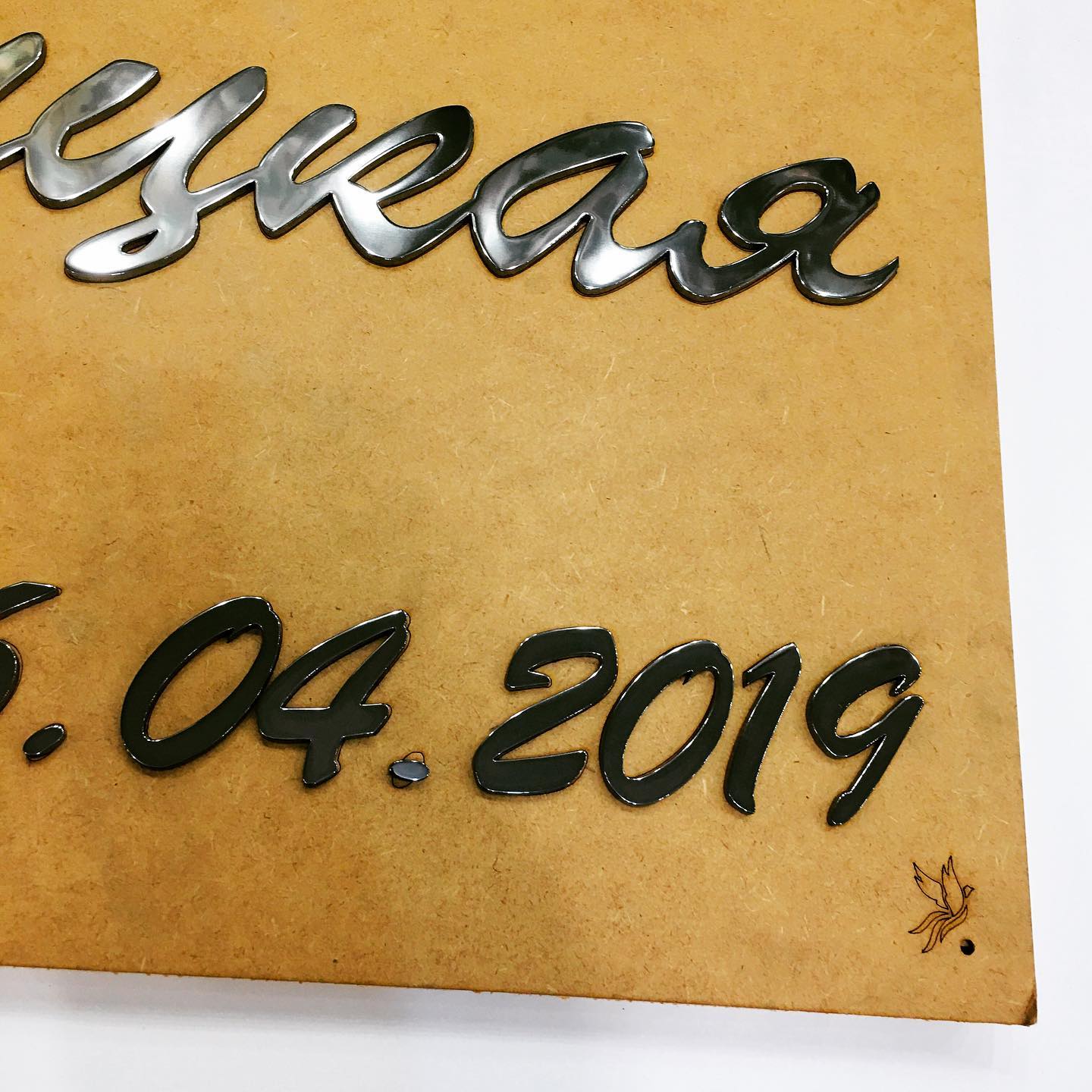 Накладные буквы графитовые 81926