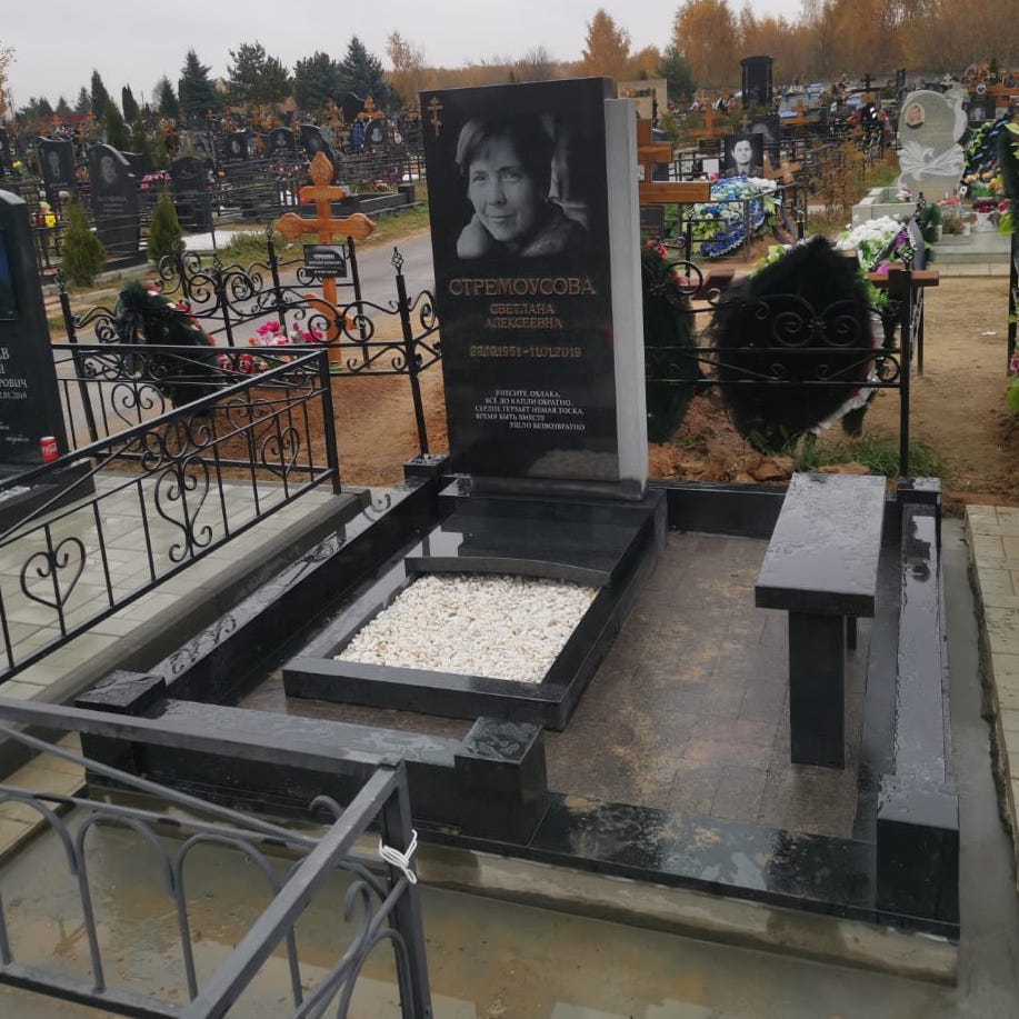 плитка для оформления могилы Дымовская