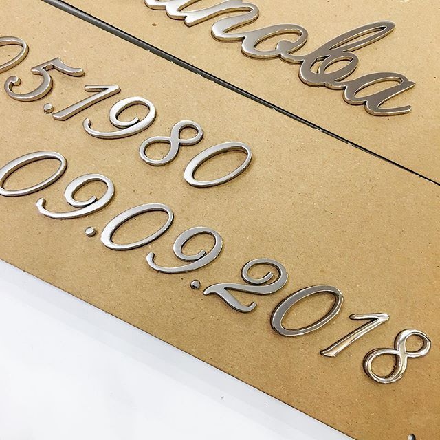 Буквы из нержавеющей стали 81911