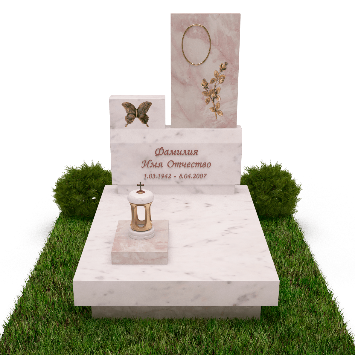 Мемориальный комплекс детский с бабочкой 18876