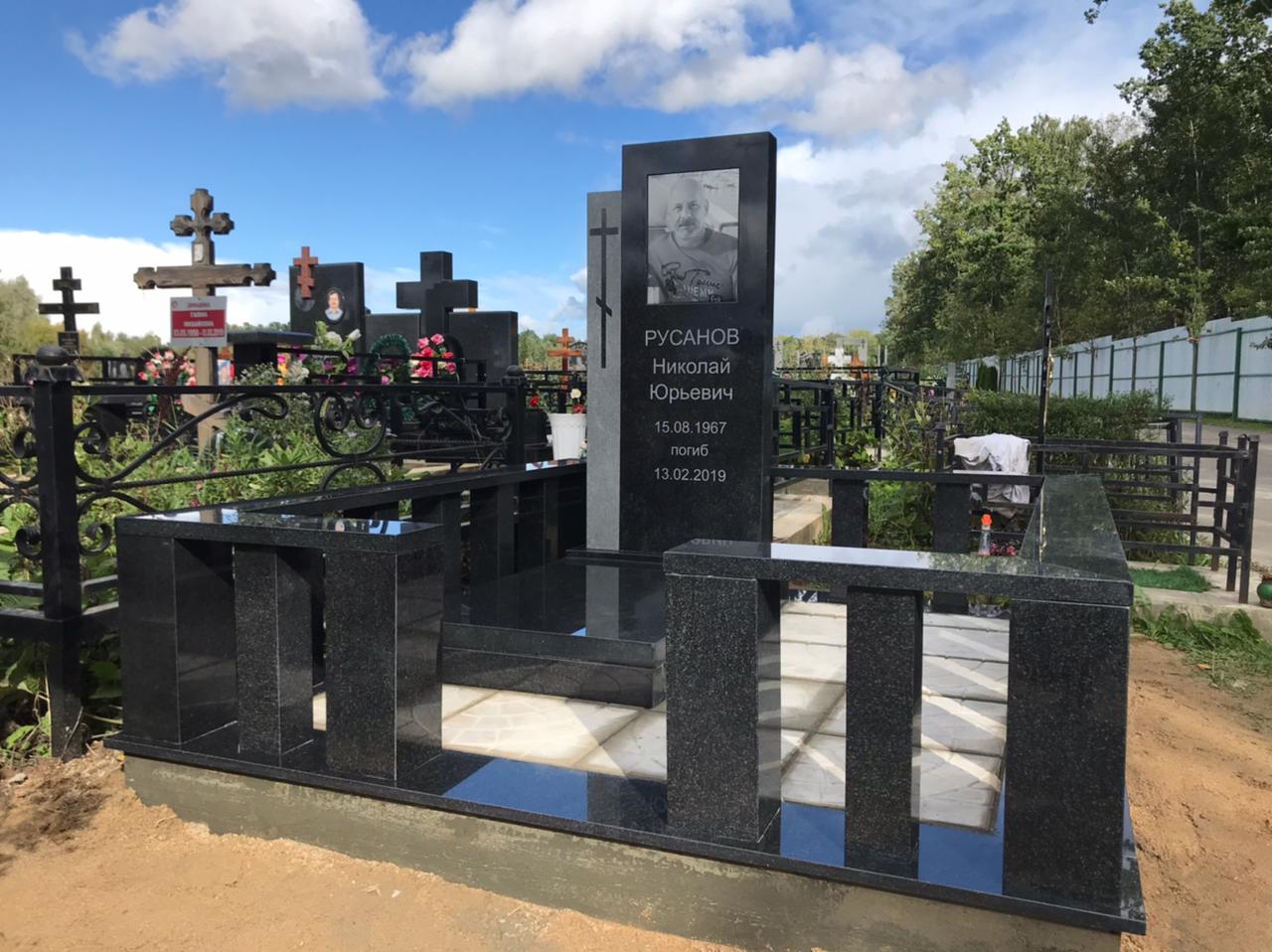 Фотокерамика прямоугольник на памятник 91826