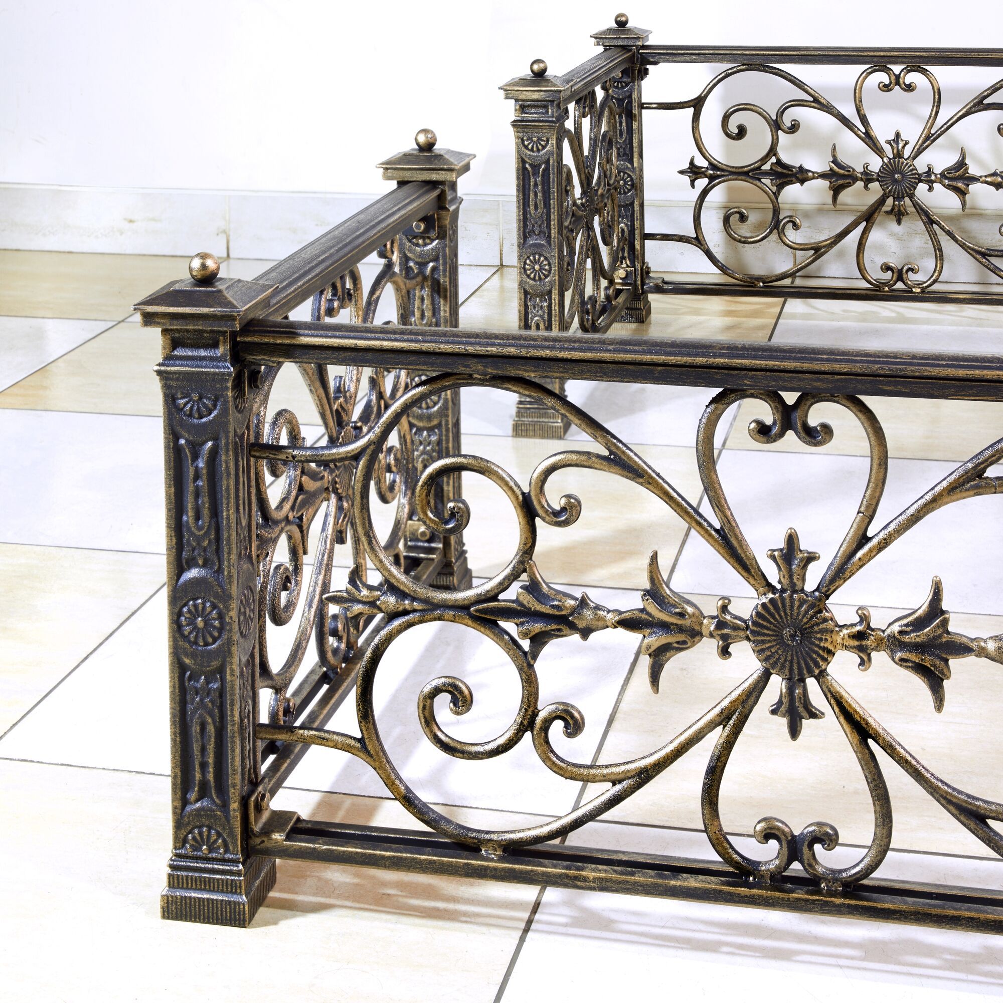 Ограда из чугуна на могилу 82926