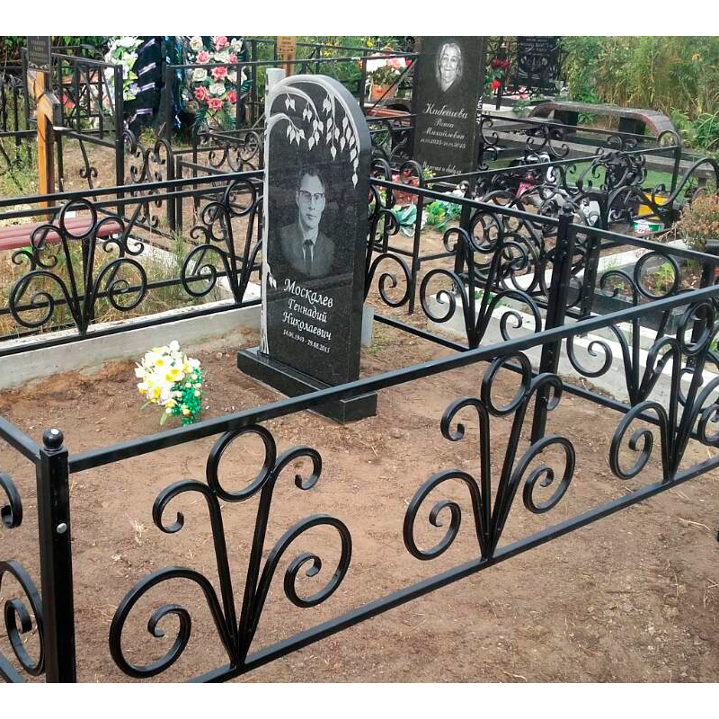 Могильное ограждение из металла 32011