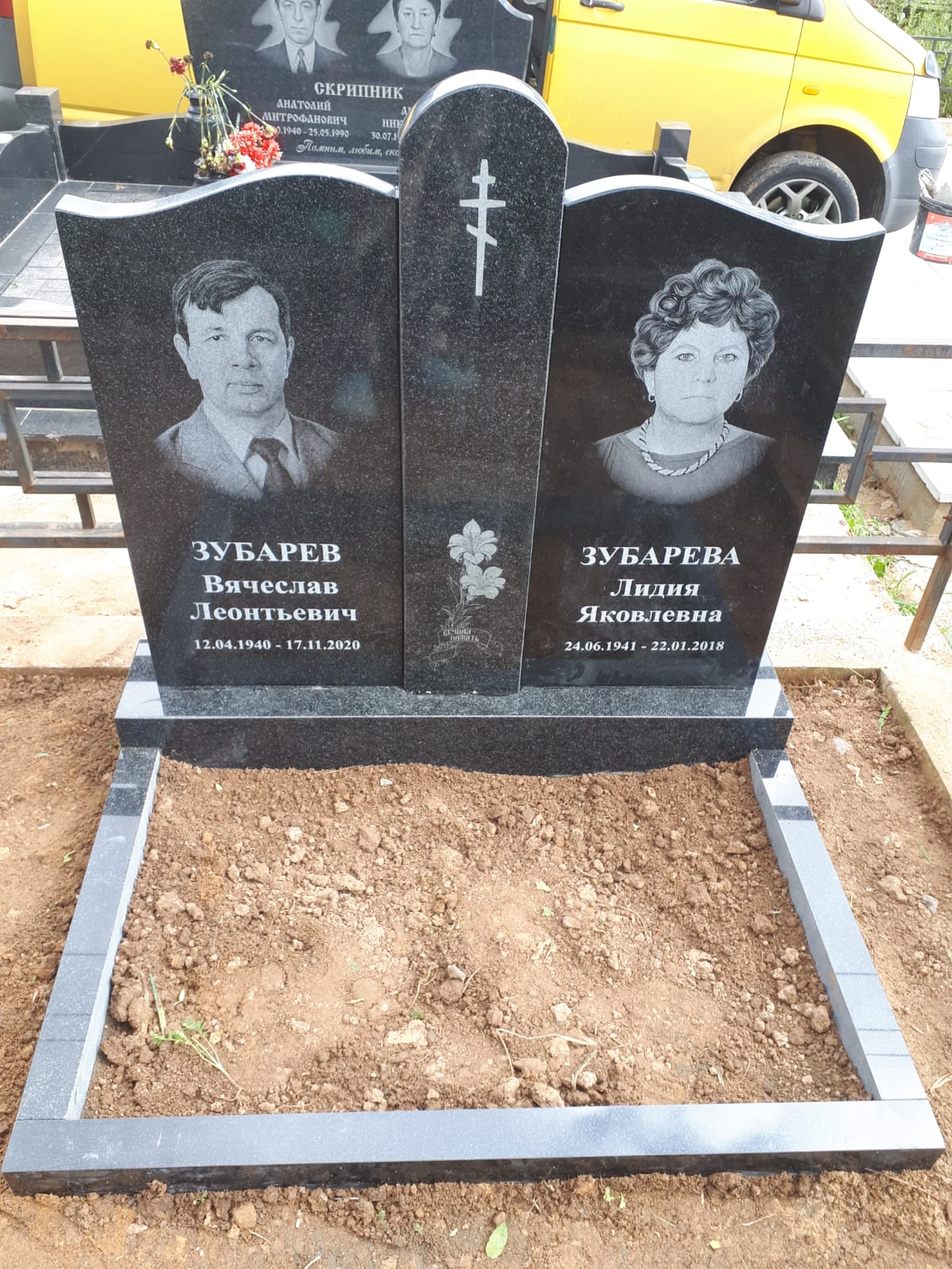 Крест восьмиконечный для нанесения на памятник 93002