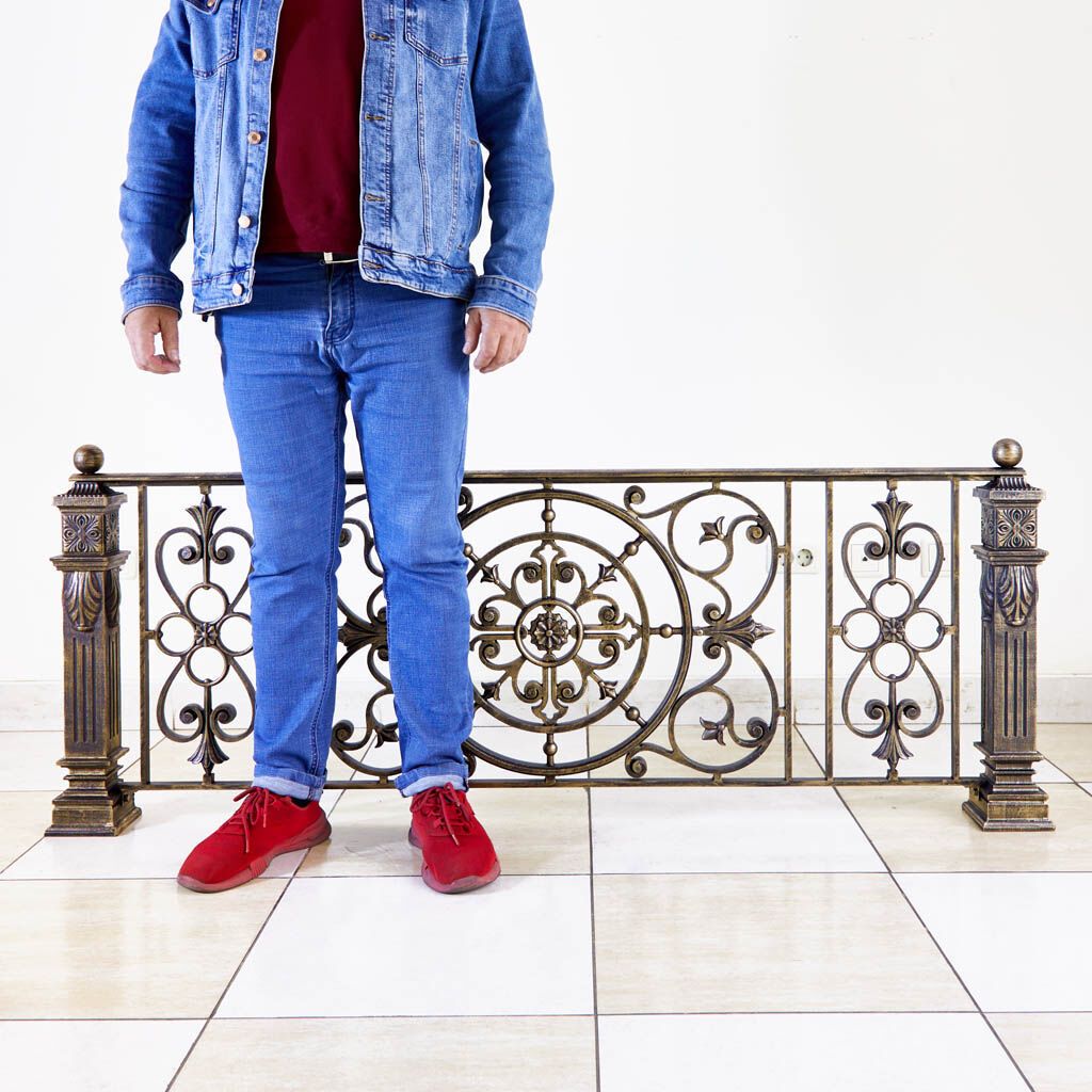 Ограда из чугуна на могилу 82929