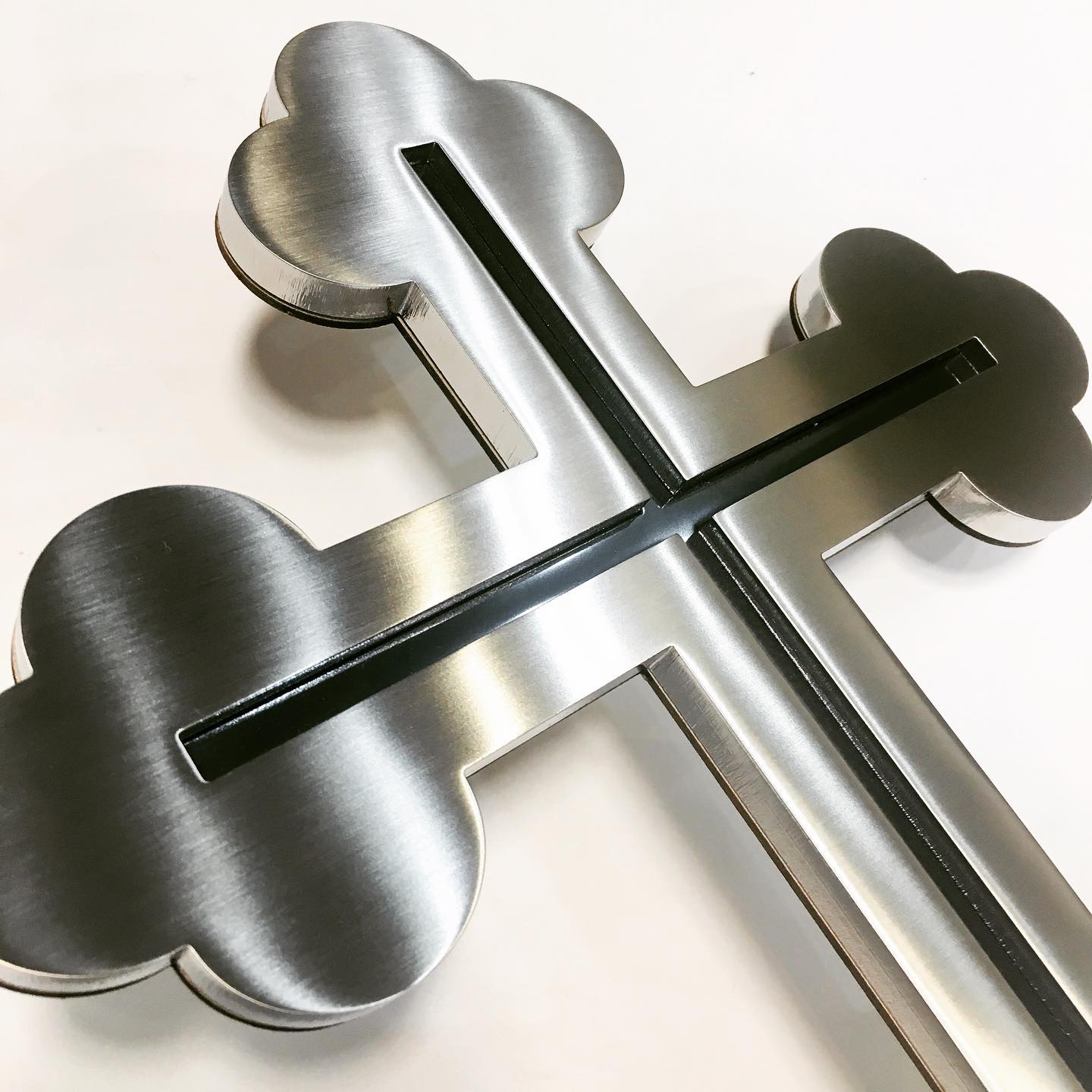 Православный крест из нержавеющей стали 83109