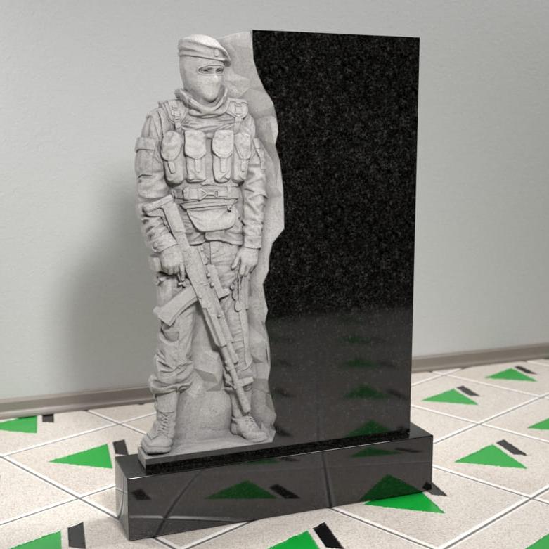 Скульптура памятник военного СВО 13135