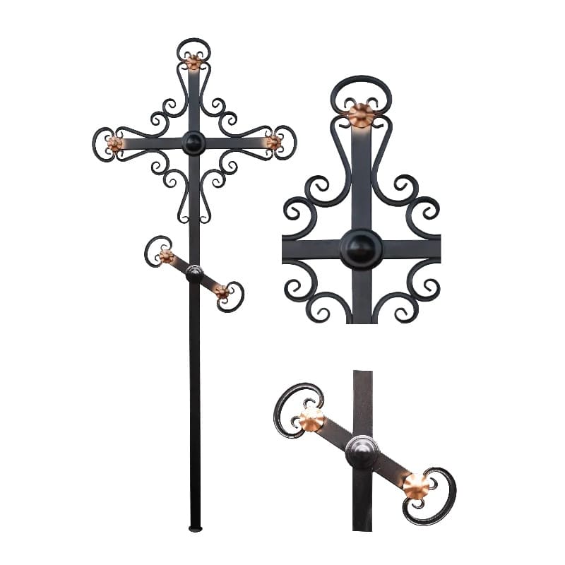 Крест металлический на могилу 92310