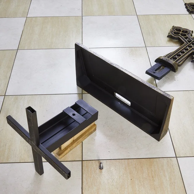 Подставка под крест чугунная