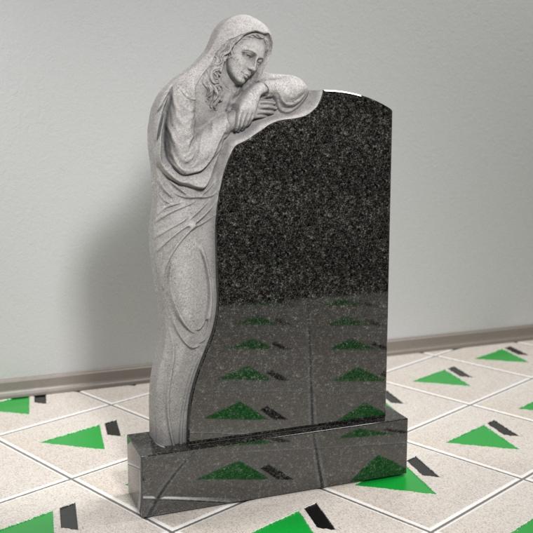 Памятник со скульптурой скорбящей
