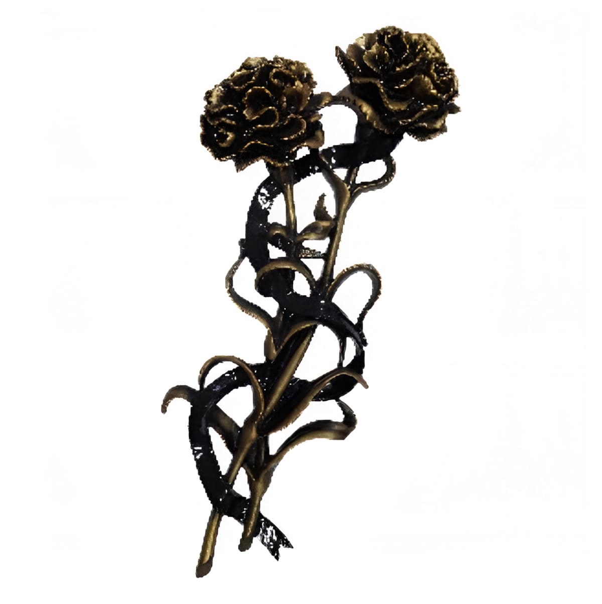 гвоздики на памятник белые акрил 82218