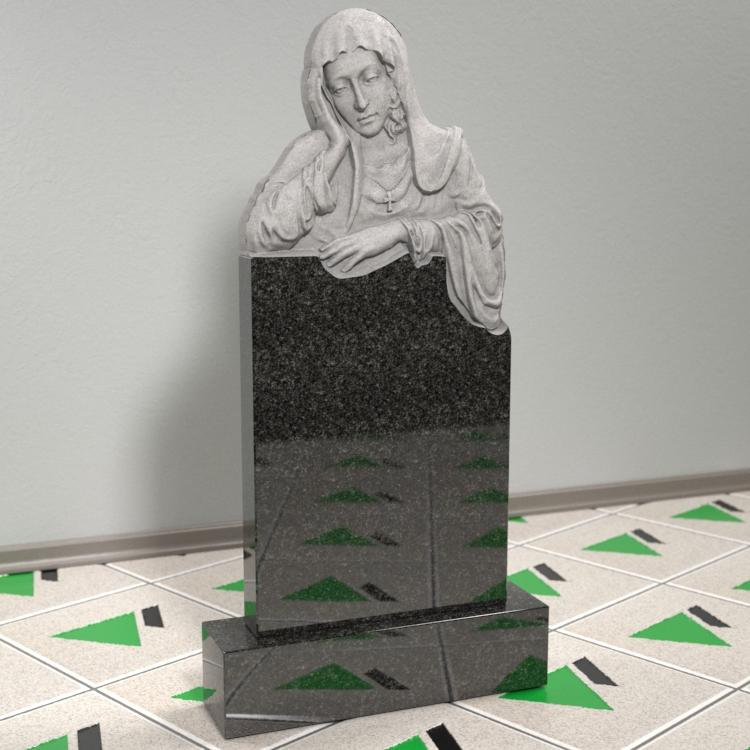 Памятник с ангелом скорбящим 14117