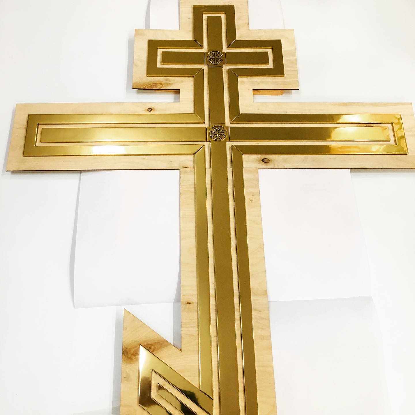 Крест православный из нержавеющей стали 82197