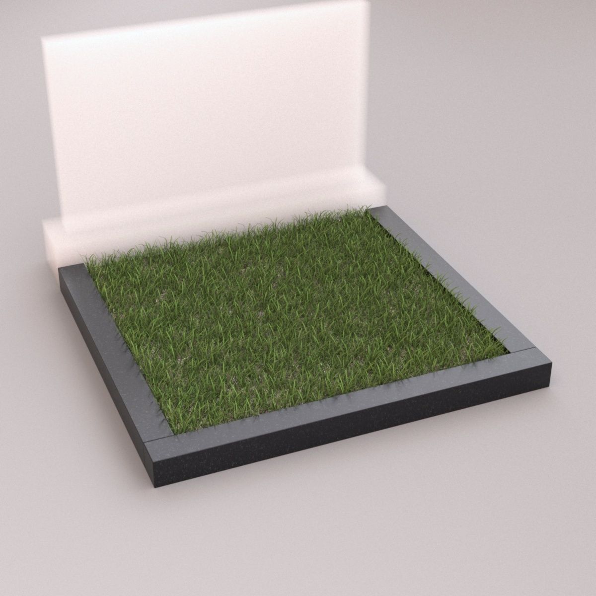 Двойной цветник на могилу 81080