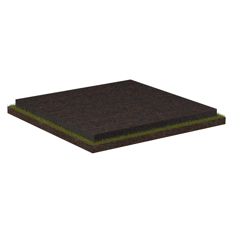 Коричневая плитка Дымовский гранит