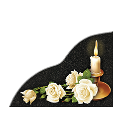 Свеча из керамики на памятник 91982