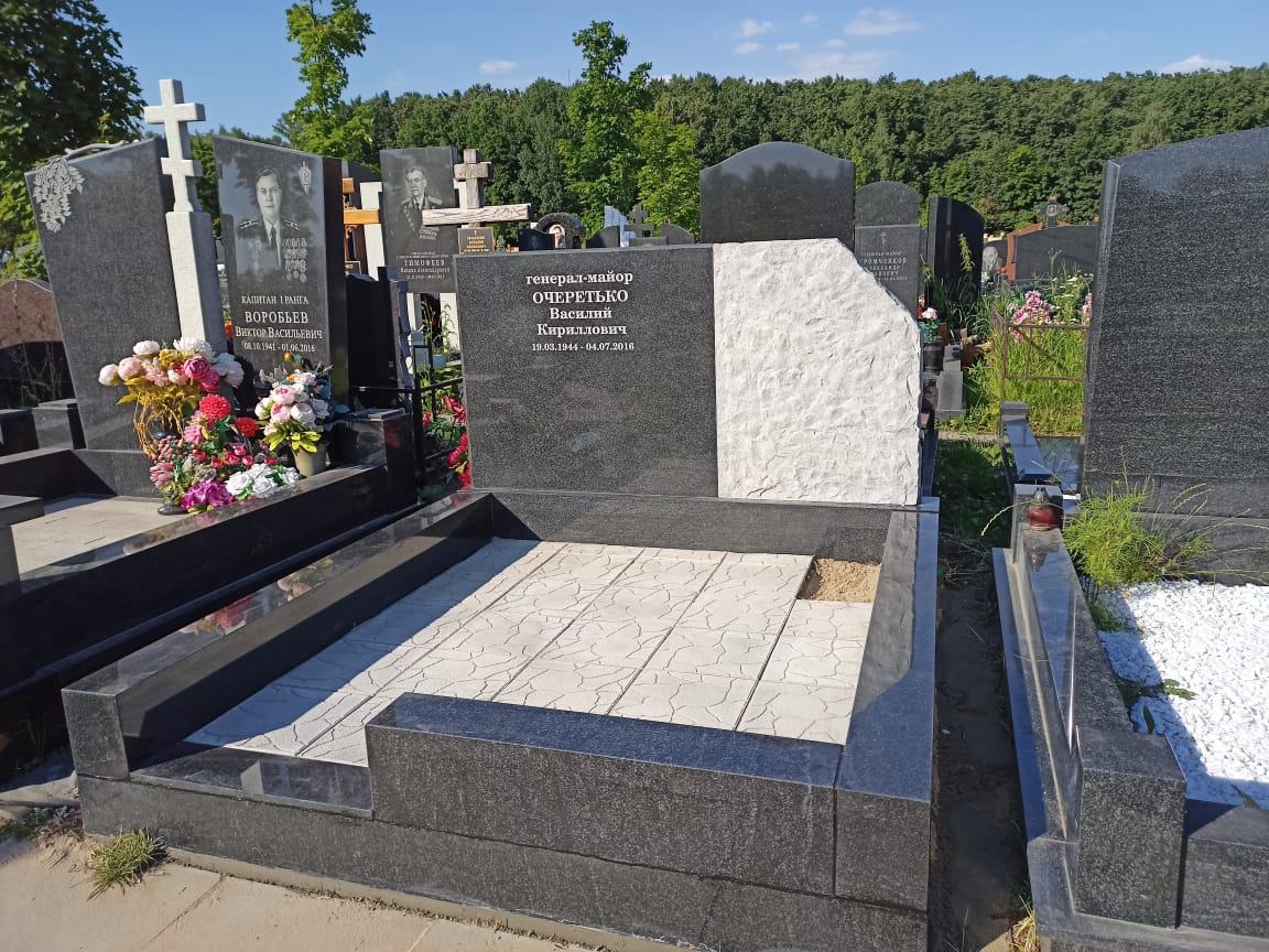 Тротуарная плитка для обустройства могил 60014