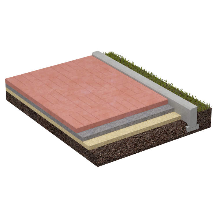 Тротуарная плитка для отделки могилы на кладбище 60102