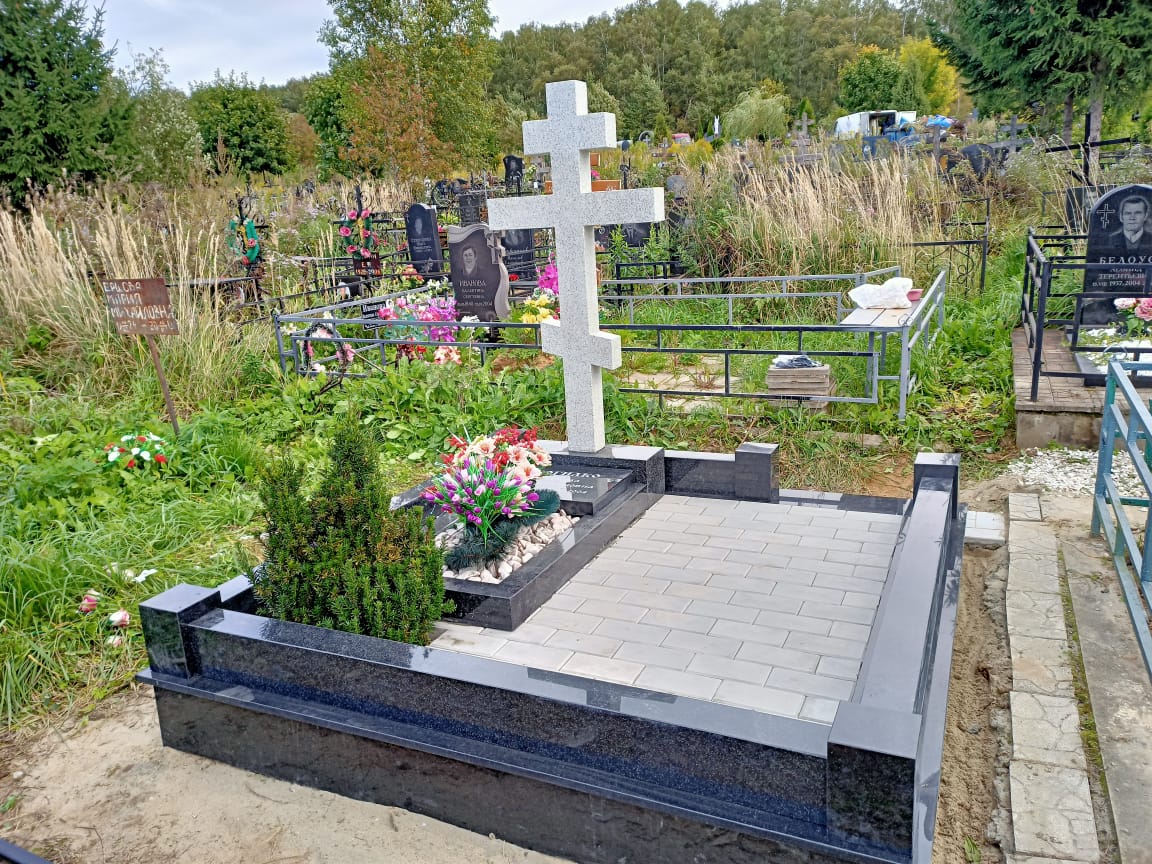 Брусчатка тротуарная для укладки на могилу 60003