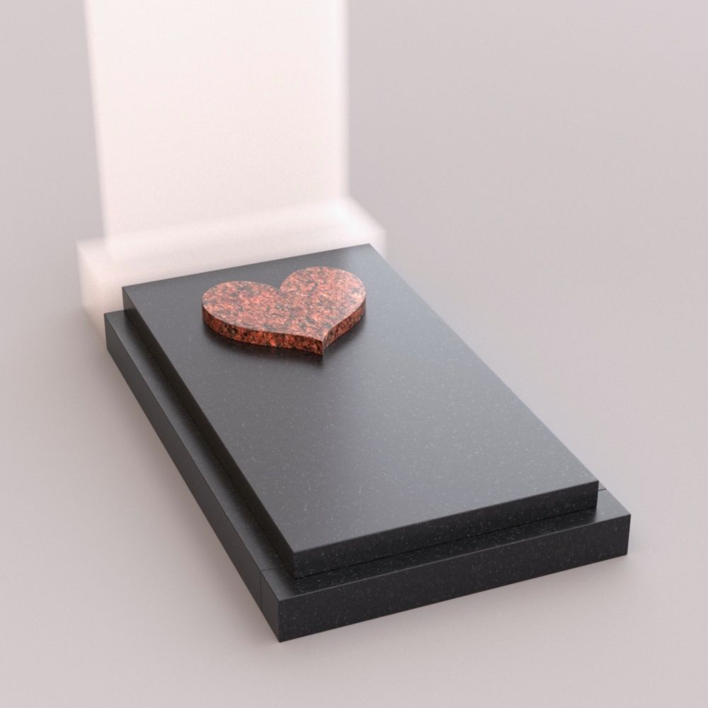 Красивый цветник с резным сердцем 81020