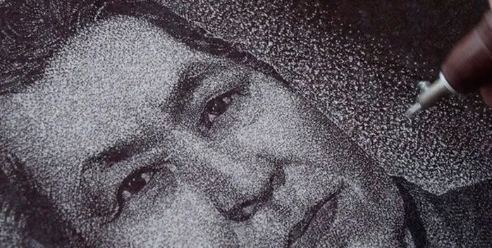 Гравировка портрета на памятнике