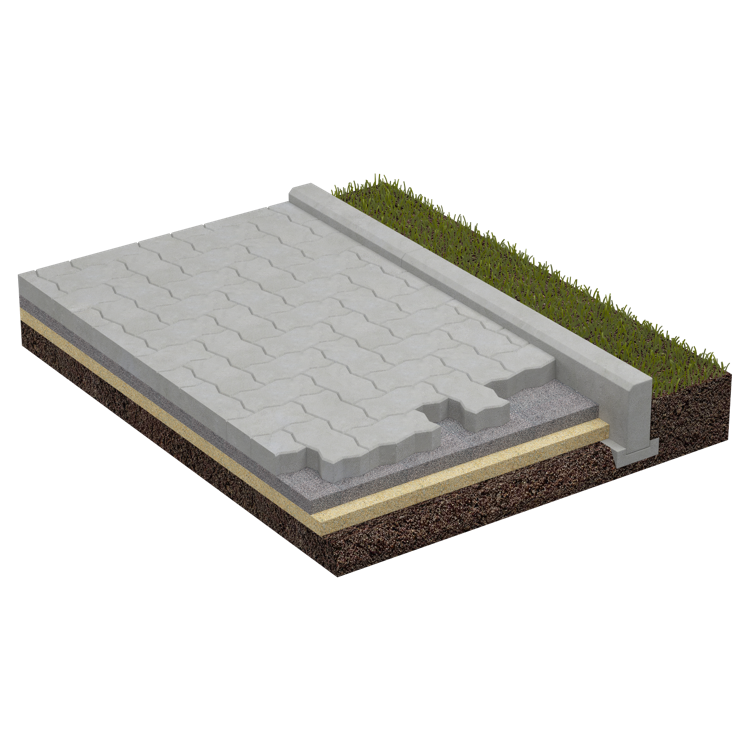 Тротуарная плитка для укладки на могиле 60012