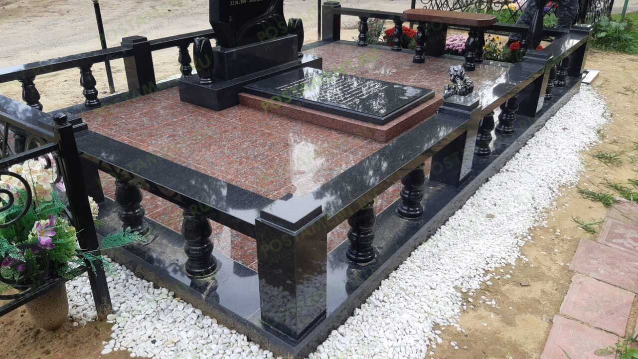 плитка из лезниковского гранита для облицовки могилы