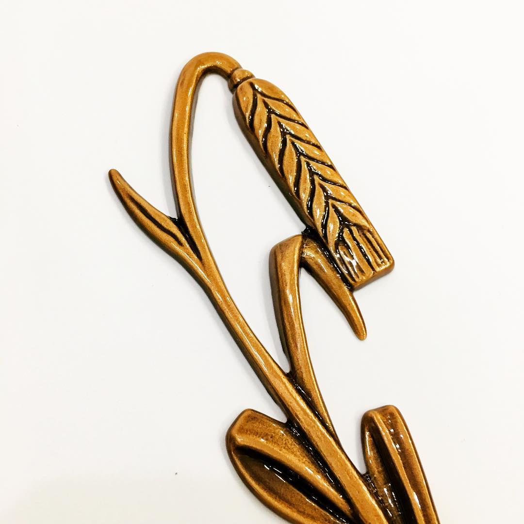 Колосок из бронзы на памятник