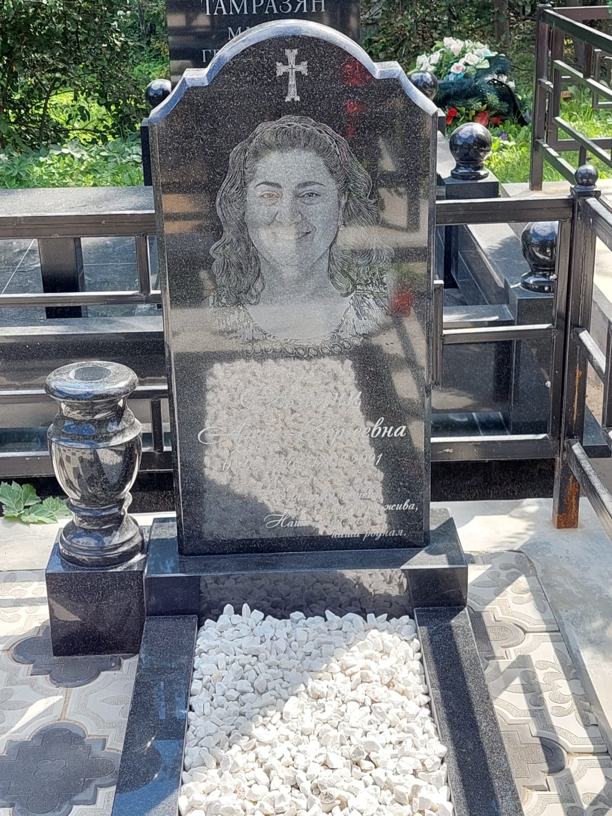 Крест-хачкар для гравировки на памятнике