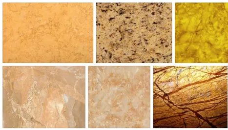 Виды желтого мрамора на памятник