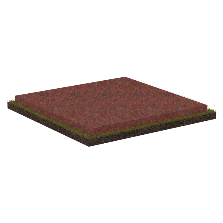 плитка из гранита Сюксюянсаари красная