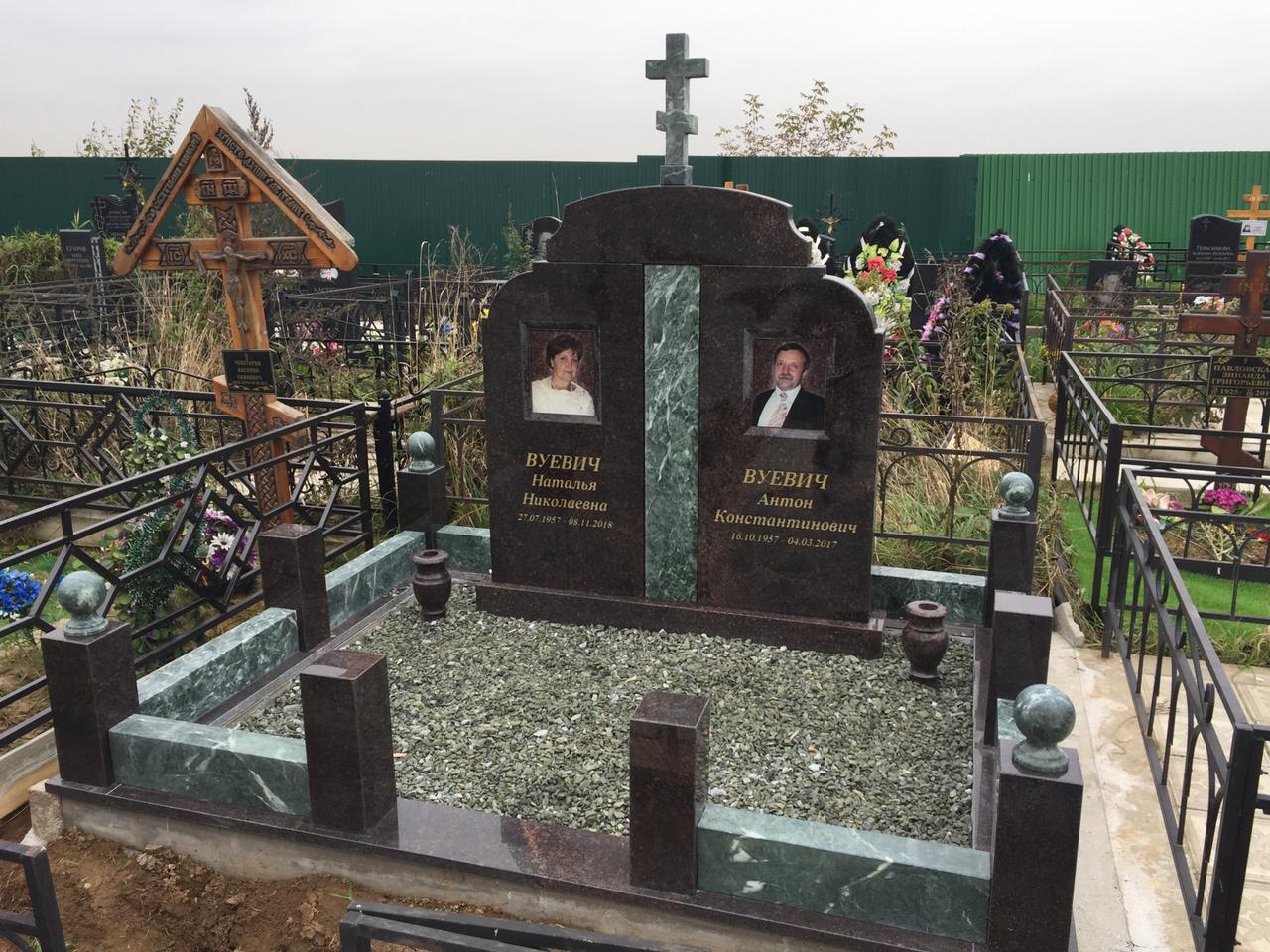 Керамика на памятник под Дымовский гранит 91868