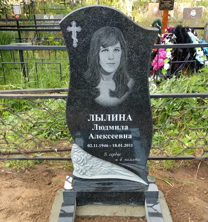 Гравировка креста на памятник 93009