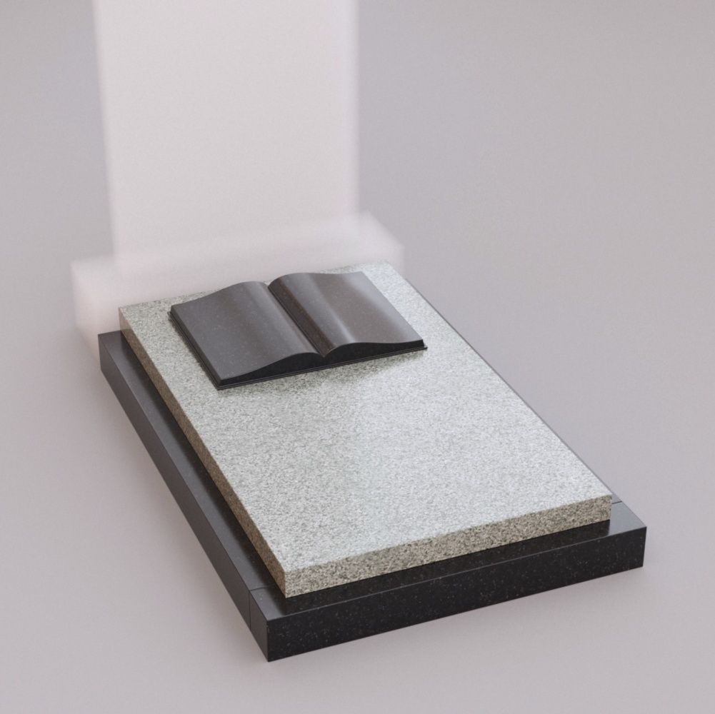 Надгробная плита с книгой из гранита 81048