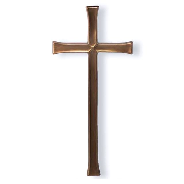 Крест католический на надгробие бронзовый 82075