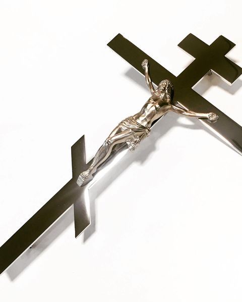 Крест с распятием из нержавеющей стали 82192