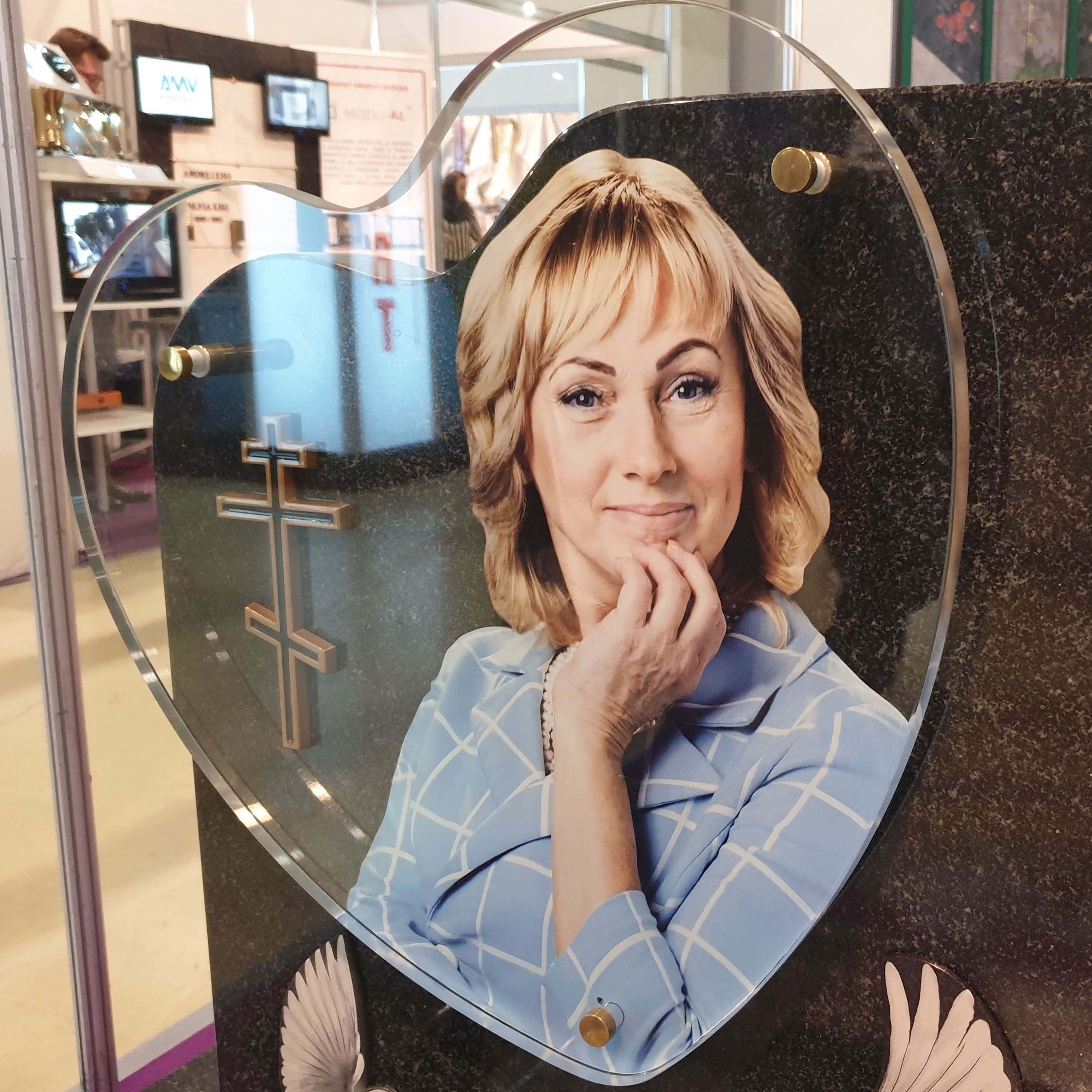 Крепеж нержавейка для стеклянного портрета 82177