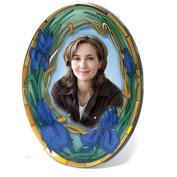 Витражное стекло на памятник 92214