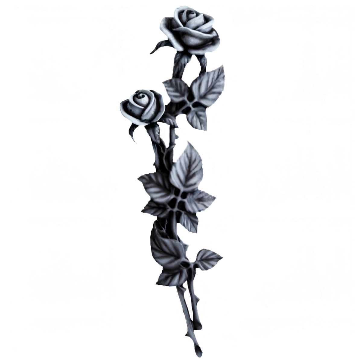 розы на памятник белые из акрила 82216