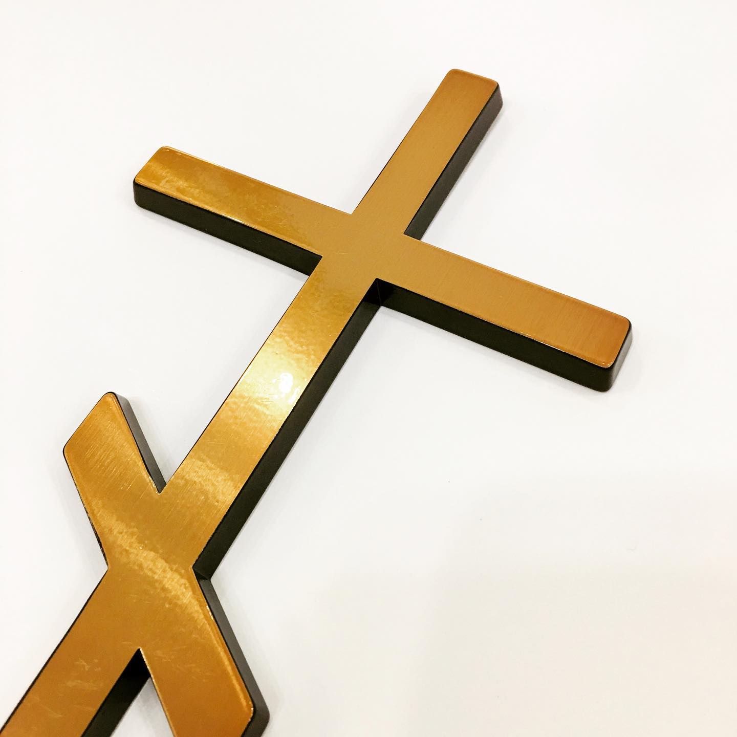 Крест из бронзы православный на памятник 82158