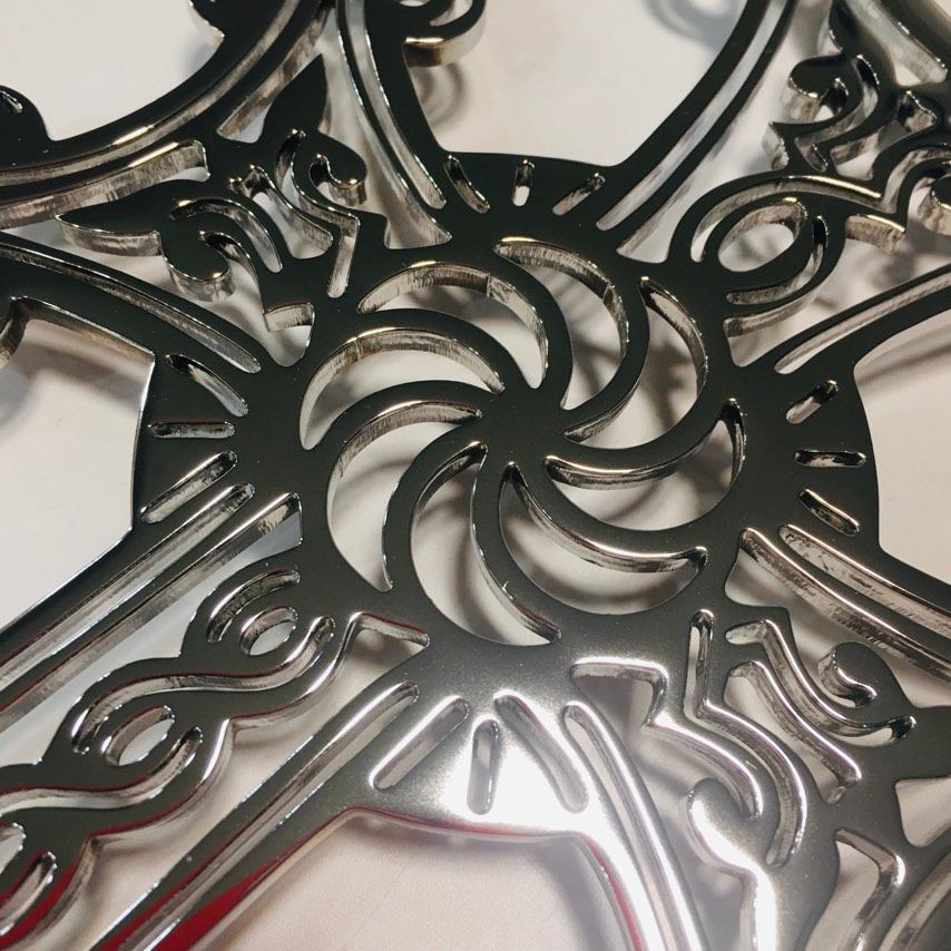 Крест хачкар из нержавеющей стали 82191