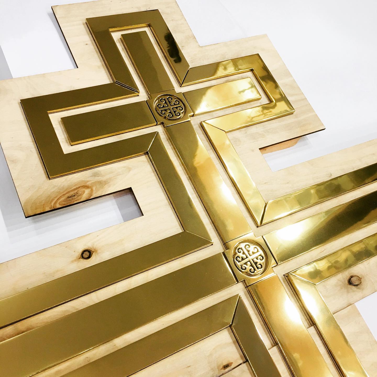 Крест православный из нержавеющей стали 82197