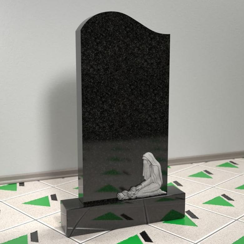 Памятник со скорбящей на могилу 13027