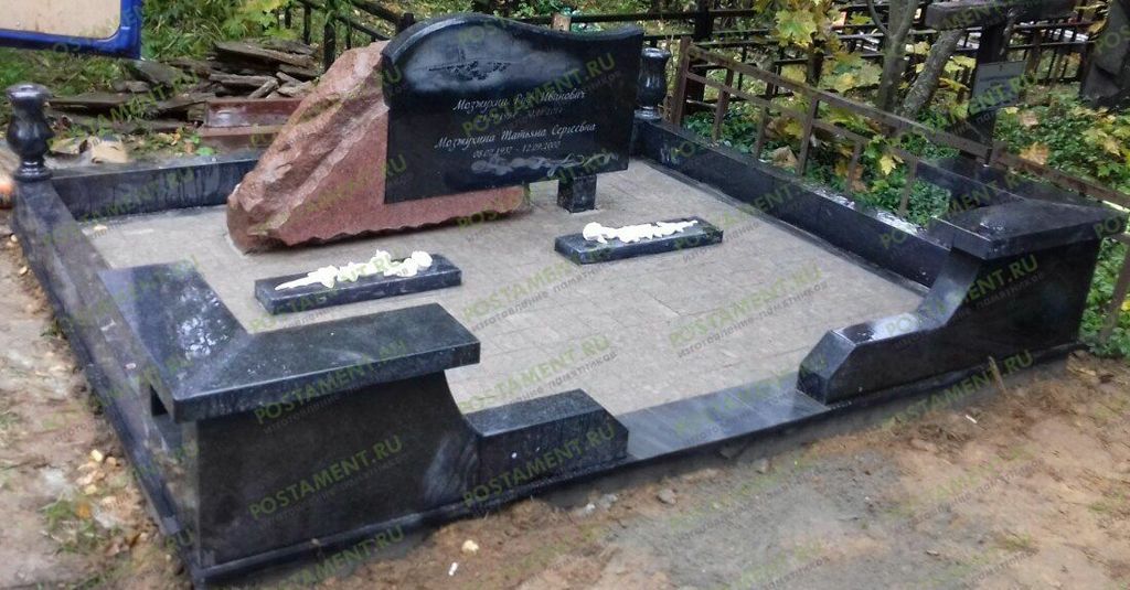 Тротуарная плитка на могилу