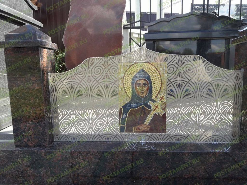 Икона на стекле цветная печать